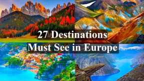 27 Most Scenic Destinations To Travel In Europe | Europe Travel Guide