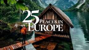 25 Most Beautiful Towns To Visit in Europe 4K 🌍  | Best of Europe Travel Video
