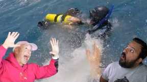 Divers React to scuba diver rescued after drifting at sea for 17+ hours