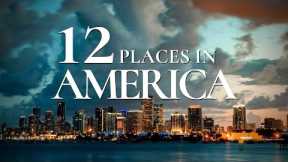 12 Most Beautiful Tourist Destinations in America 🇺🇸  | Travel Video 2022