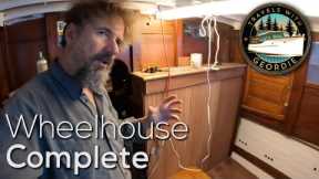 Wheelhouse Complete - #351 - Boat Life - Living aboard a wooden boat - Travels With Geordie