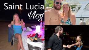 Saint Lucia Travel Vlog | scuba diving, sandals resort, candlelit dinner, butler service and more!
