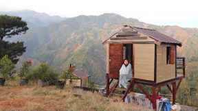 living in a tiny mountain cabin | episode 3