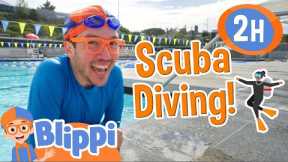 Scuba Diving Lessons! | Blippi's Swimming Video | Learning Videos for Kids
