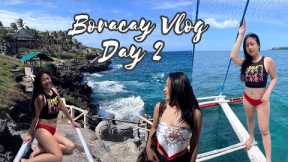 2023 Boracay Vlog - Day 2: Island Hopping w/ buffet, Banana Boat, Helmet Diving | It’s Anne