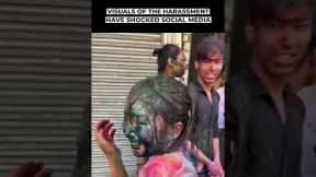 Japanese Woman, On India Tour, Harassed During Holi Celebrations #shorts #viral