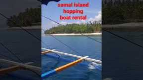 samal island hopping boat rental pm for more details or call this number 09460808216