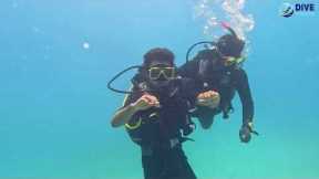 EXPERIENCE UNDERWATER RING EXCHANGE WITH BEST SCUBA DIVING MOMENTS ON TURTLE BEACH @ HAVELOCK ISLAND