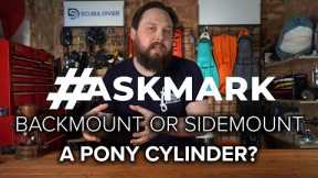 Backmount or Sidemount a Pony Cylinder? #AskMark #scuba @ScubaDiverMagazine