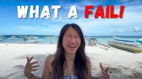 Island hopping boat Philippines - Gone Wrong // Vlog 90