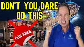 CRUISE NEWS - PEOPLE FURIOUS AT ROYAL CARIBBEAN SAY DON'T YOU DARE DO THIS