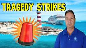 CRUISE NEWS  - TRAGEDY ON CRUISE LINE PRIVATE ISLAND