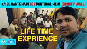 Kaise Rahte Hain Indian Portugal Mein ( Donkey Wale ) | Cycle Travel Vlog | Cycle Baba