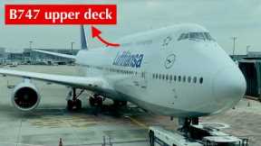 Lufthansa Boeing 747 | Business Class (upper deck) | Frankfurt to San Francisco trip report (4K)