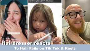 Hairdresser reacts to hair vids on Tik Tok and Reels