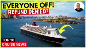 Cruise CANCELLED after Boarding! (& Top 10 Cruise News)
