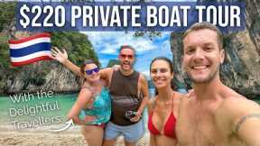KRABI | THAILAND 🇹🇭 $220 PRIVATE ISLAND HOPPING TOUR (HONG ISLANDS)