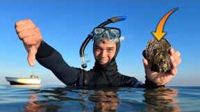 Crabber Tries DIVING for Oysters