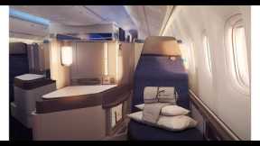 UNITED AIRLINES Business Class (Polaris) | Boeing 777 flight from Brussels to Washington