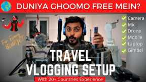 All my SECRET Vlogging Gear for FREE WORLD Travel in 2022 | Hindi Urdu Vlog