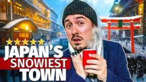 I Survived Japan's Snowiest Mountain Town ♨️ Winter Road Trip