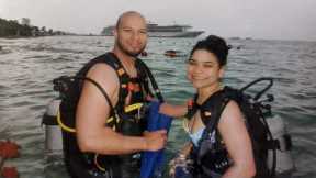 Carnival cruise beginner diving excursion, cozumel mexico