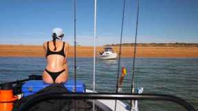 REMOTE ISLAND BOAT CAMPING | Catch and Cook w/ @WildTouring