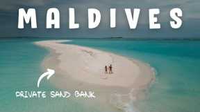 MALDIVES TRAVEL VLOG | private sandbank, scuba diving, underwater paradise