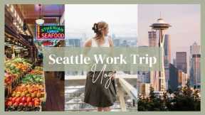 SEATTLE WORK TRIP VLOG | Travel with me to Seattle! Starbucks Reserve, Pike Place Market, and more!!