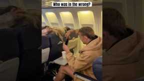 Who was in the wrong? #funny #comedy #viral #travel #flight