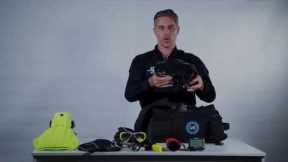 HYDROS PRO: Packing a complete dive set in a carry on backpack