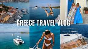 GREECE TRAVEL VLOG || a week of island hopping on a private yacht, swimming & meeting locals