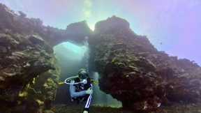 Scuba Diving Lanai Cathedrals in Maui Hawaii