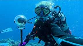 Underwater Filming Just Got a Massive Upgrade - Insta360 X5 Invisible Dive Case Pro!