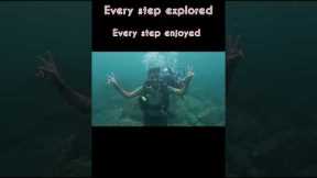 Scuba diving 💥 #murdeshwar #island #shortsfeed #shortsviral #viral #shorts