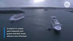 Carnival cancels nearly a dozen cruises