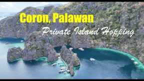 CORON, PALAWAN Private Island Hopping Tour [4K]