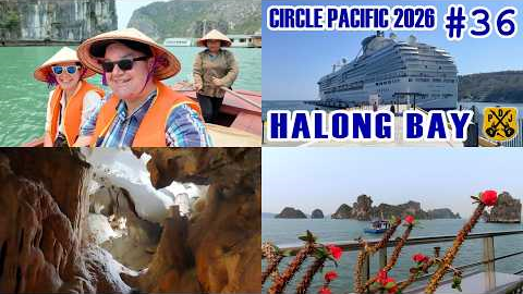 Cai Lan, Vietnam - Halong Bay Junk Boat Tour, Pearl Farm, Cave Exploration - Circle Pacific Cruise