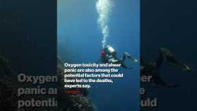 Oxygen Toxicity May Have Killed Maldives Divers: Experts #shorts