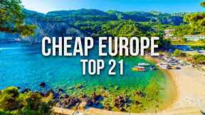 21 INSANELY CHEAP Travel Destinations in Europe
